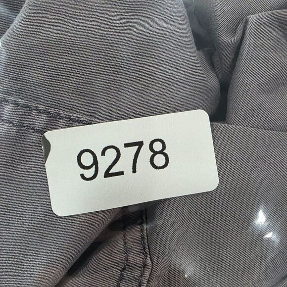 Womens Sonoma Gray Utility Jacket Full Zip Long Sleeve Cotton Stretch Size M - Picture 8 of 8